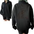 Raccoon Sarcasm Oversized Half-Zip Sweatshirt | Cozy Unisex Style Black
