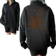 Sarcastic Raccoon Oversized Sweatshirt - Humorous Knit for Everyday Black