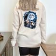 Animal Meme Half Zip Sweatshirt - Oversized Opossum Raccoon Theme Sand