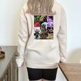 Feral Era Raccoon Sweatshirt - Oversized Half Zip - Fun Meme Style Sand