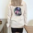 Ferret Moonlight Howl | Oversized Half Zip Sweatshirt for Unisex Sand