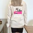 Get In Loser Sweatshirt - Oversized Half Zip Raccoon Opossum Meme Sand