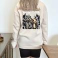 Let's Get Trashed Raccoon And Opossum Drinking Beer Half Zip Oversized Sweatshirt Sand