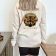 Raccoon Cartoon Oversized Half Zip Sweatshirt - Kids Style Sand