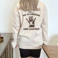 Raccoon Fun Sweatshirt - Cozy Half Zip Oversized Unisex Wear Sand