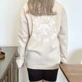 Raccoon Gothic Oversized Sweatshirt - Halloween Half Zip Style Sand