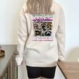 Raccoon Meme Oversized Half Zip Sweatshirt - Unisex Humor Sand