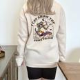 Raccoon Possum Sweatshirt - Half Zip Oversized Unisex - Whimsical Wear Sand