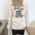 Raccoon Sarcasm Oversized Half Zip Sweatshirt - Casual Appeal Sand