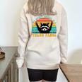 Raccoon Spirit Animal Sweatshirt | Cozy Half Zip | Oversized Style Sand