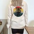 Raccoon Theme Half Zip Oversized Sweatshirt | Cozy Unisex Apparel Sand