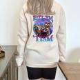 Retro Raccoon Meme Half-Zip Sweatshirt | Fun, Oversized for Cool Vibes Sand