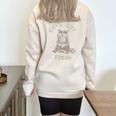 Sarcastic Raccoon Half Zip - Oversized Small Sweatshirt Sand