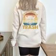 Vintage Raccoon Oversized Sweatshirt - Cozy Unisex Style Sand