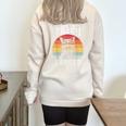 Vintage Retro Save The Trash Pandas Raccoon Half Zip Oversized Sweatshirt Sand