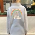 Autism Awareness Raccoon Half Zip Oversized Sweatshirt | Unique & Cozy Grey