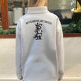 Raccoon Cowboy Oversized Sweatshirt - Fun Wild West Design Grey