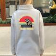 Raccoon Enthusiast Half-Zip Sweatshirt - Oversized Fit Coziness Grey
