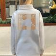 Raccoon Lover Chemistry Elements Sweatshirt | Half Zip Oversized Grey