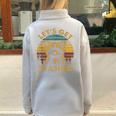 Raccoon Lovers Half Zip Oversized Sweatshirt | Cute & Playful Design Grey