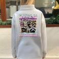 Raccoon Meme Oversized Half Zip Sweatshirt - Unisex Humor Grey