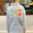 Raccoon For Men Women Raccoon Lover Introvert Half Zip Oversized Sweatshirt Grey