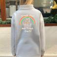 Raccoon Theme Half Zip Oversized Unisex Sweatshirt Grey
