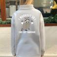 Raccoon Trash Panda Gym Half Zip Sweatshirt | Oversized Fun Workout Top Grey