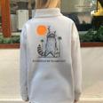 Raccoon Trash Panda Half Zip Sweatshirt - Retro 90s Sunset Vibe Grey