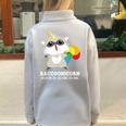 Racoonicorn Half Zip Oversized Sweatshirt - Unisex | Fun & Quirky Grey