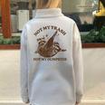 Sarcastic Raccoon Oversized Sweatshirt - Humorous Knit for Everyday Grey
