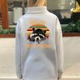 Save The Trash Pandas Raccoon Shirt Raccoon Animal T-Shirt Half Zip Oversized Sweatshirt Grey