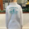Vintage Raccoon Opossum Skunk Half Zip Sweatshirt - Support Local Wildlife Grey