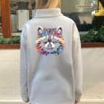 Watercolor Raccoon Kids' Classic Polyester T-Shirt - Modern Design Grey