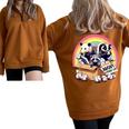 Adopt a Street Cat & Friends Vintage Sweatshirt - Oversized Half Zip Brown