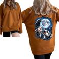 Animal Meme Half Zip Sweatshirt - Oversized Opossum Raccoon Theme Brown