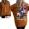 Feral Era Raccoon Sweatshirt - Oversized Half Zip - Fun Meme Style Brown