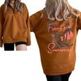 Feral Raccoon Half Zip Sweatshirt | Summer Vacation Oversized Style Brown
