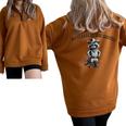 Raccoon Cowboy Oversized Sweatshirt - Fun Wild West Design Brown