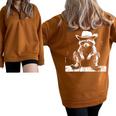 Raccoon Cowboy Western Sweatshirt - Adult & Kids - Fun & Unique Brown
