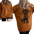 Raccoon Western Country Half Zip Sweatshirt for Men & Women Brown