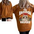 Raccoon Whisperer Oversized Half Zip Sweatshirt | Vintage Lover Theme Brown