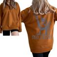 Stay Trashy Raccoon Oversized Halloween Half-Zip Sweatshirt Brown