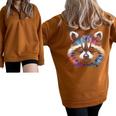 Watercolor Raccoon Kids' Classic Polyester T-Shirt - Modern Design Brown