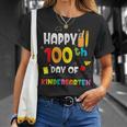 100 Days Of Kindergarten Happy 100Th Day Of School Teachers T-Shirt Gifts for Her