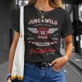 18 Jahre Jung & Wild Zum Perfektion Matured 18Th Birthday T-Shirt Geschenke für Sie