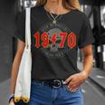 1970Intage Birthday Rock And Roll Heavy Metal T-Shirt Geschenke für Sie