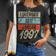 25Th Birthday Man 25 Years Legendary Since January 1997 T-Shirt Geschenke für Sie