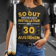 30Th Birthday Plumber T-Shirt Geschenke für Sie