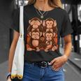 31 Monkey See Nothing Hear Say Smartphone T-Shirt Geschenke für Sie